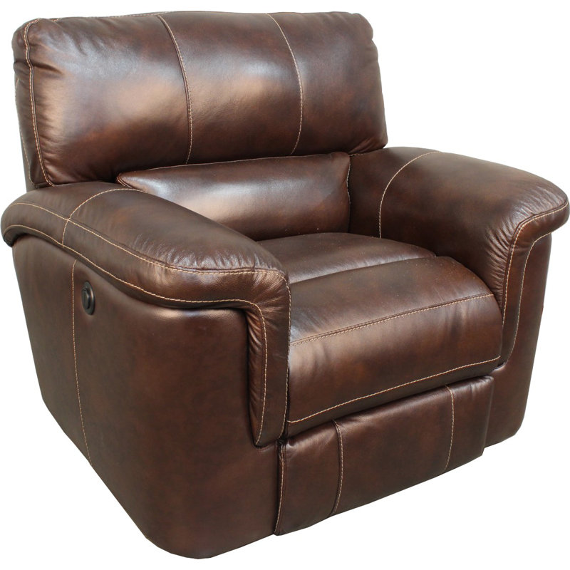 Red Barrel Studio® Blair Leather Wall Hugger Power Recliner & Reviews